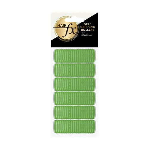 HAIR FX Self Gripping Rollers 21mm Green 6pc - MV hair and beauty