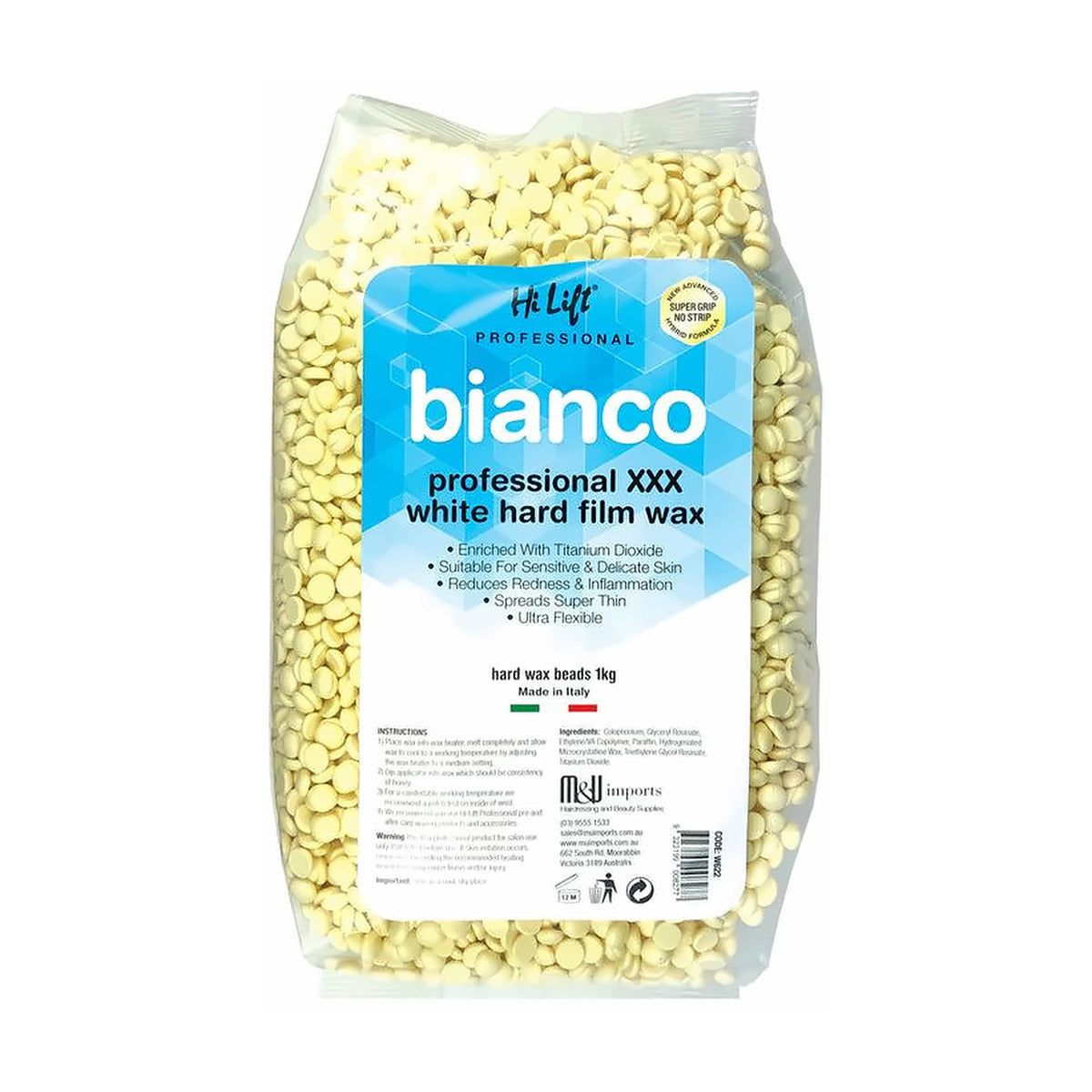 Hi Lift Hard Wax - 1kg Bag