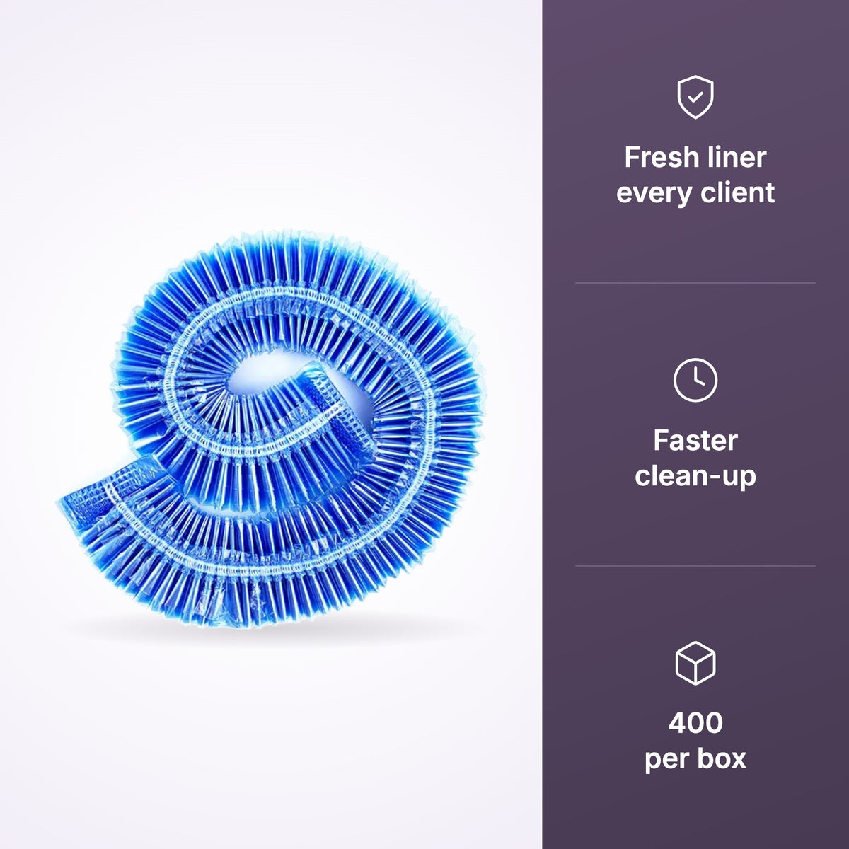 MV Disposable Pedicure Liners 400 Pack benefit 1