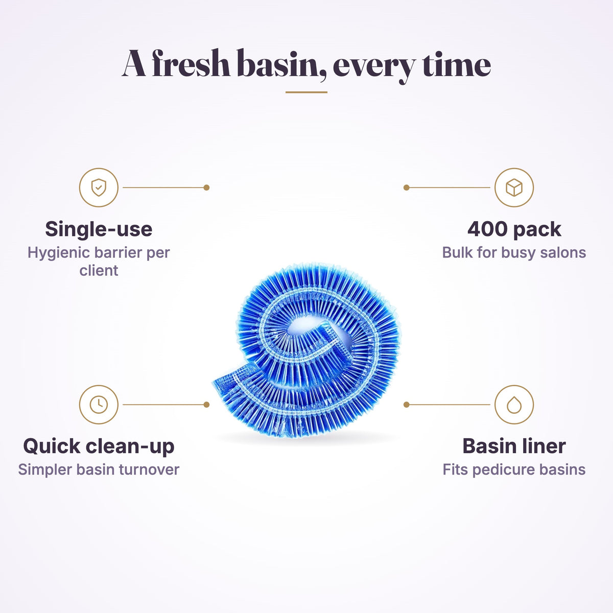 MV Disposable Pedicure Liners 400 Pack benefit 3