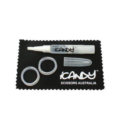iCandy SWORD Silver VG10 Scissor 6.6 inch & SABRE Thinner Bundle (6.6/6.1 inch) Limited Edition! - MV hair and beauty