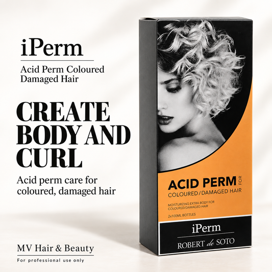 iPerm Acid Perm Coloured Damaged Hair — CREATE BODY AND CURL