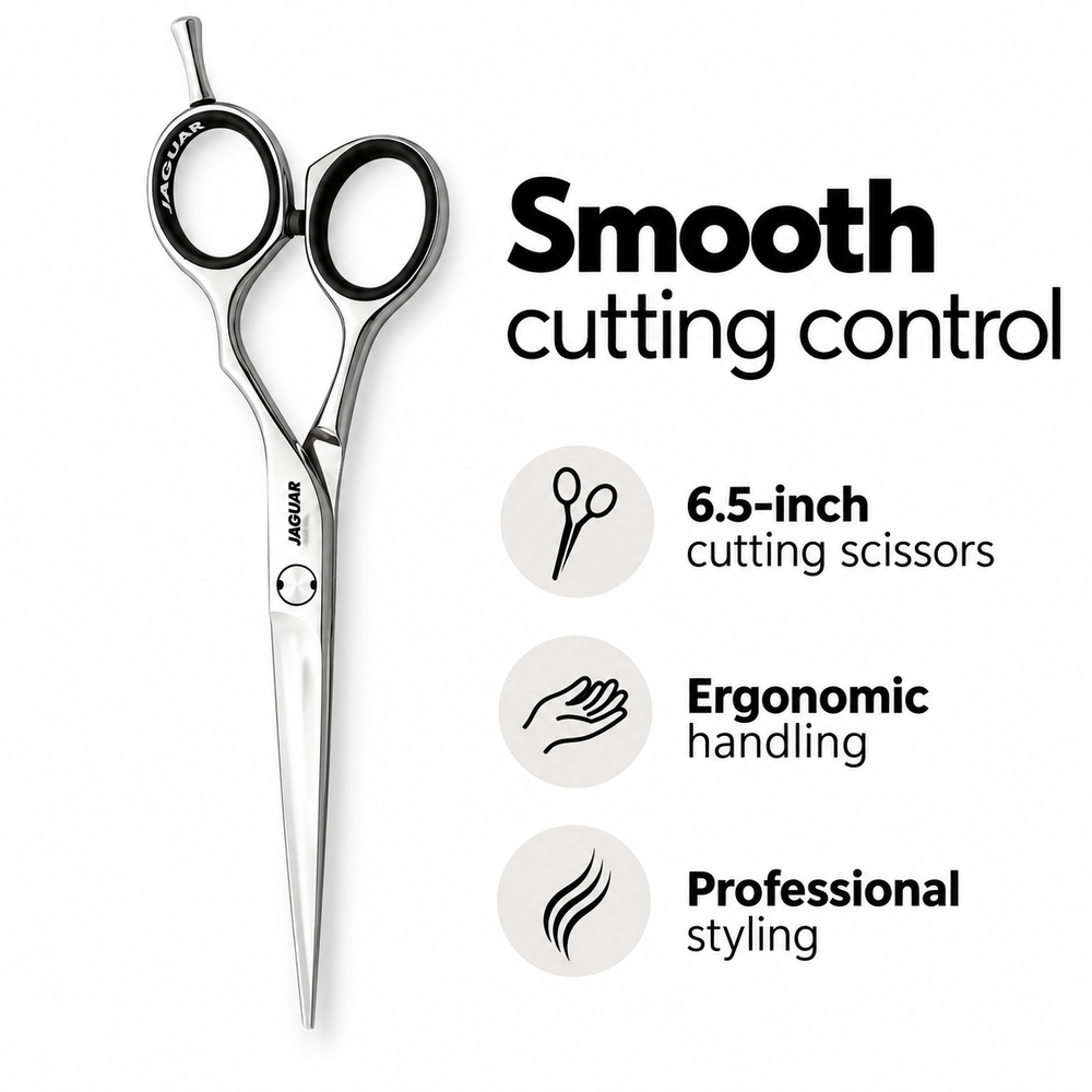 Jaguar Silver Line CJ4 Plus Scissor 6.5" — key product benefits