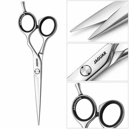 Jaguar Silver Line CJ4 Plus Scissor 6.5" — close-up product detail