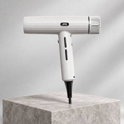 JRL 2020H Forte Pro Hair Dryer - Ghost White — studio product photograph