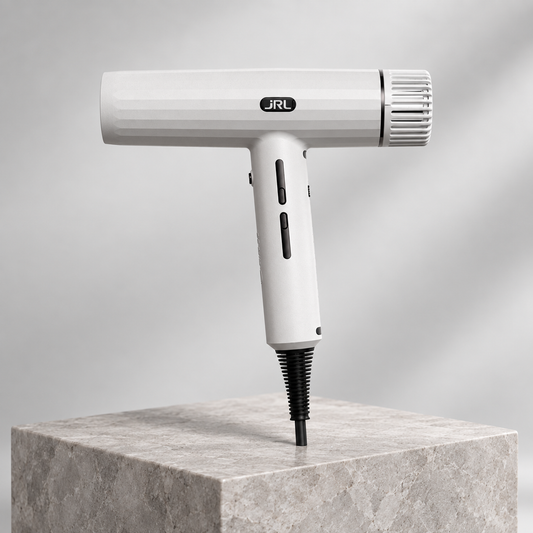 JRL 2020H Forte Pro Hair Dryer - Ghost White — studio product photograph
