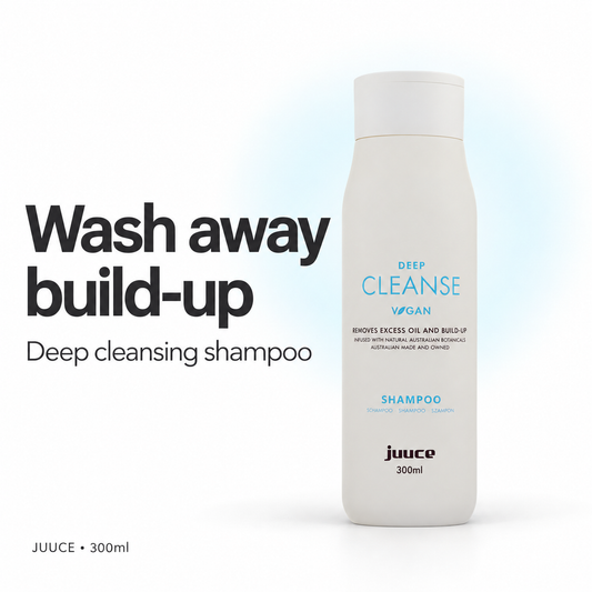 JUUCE Deep Cleanse Shampoo 300ml benefit: wash away build-up