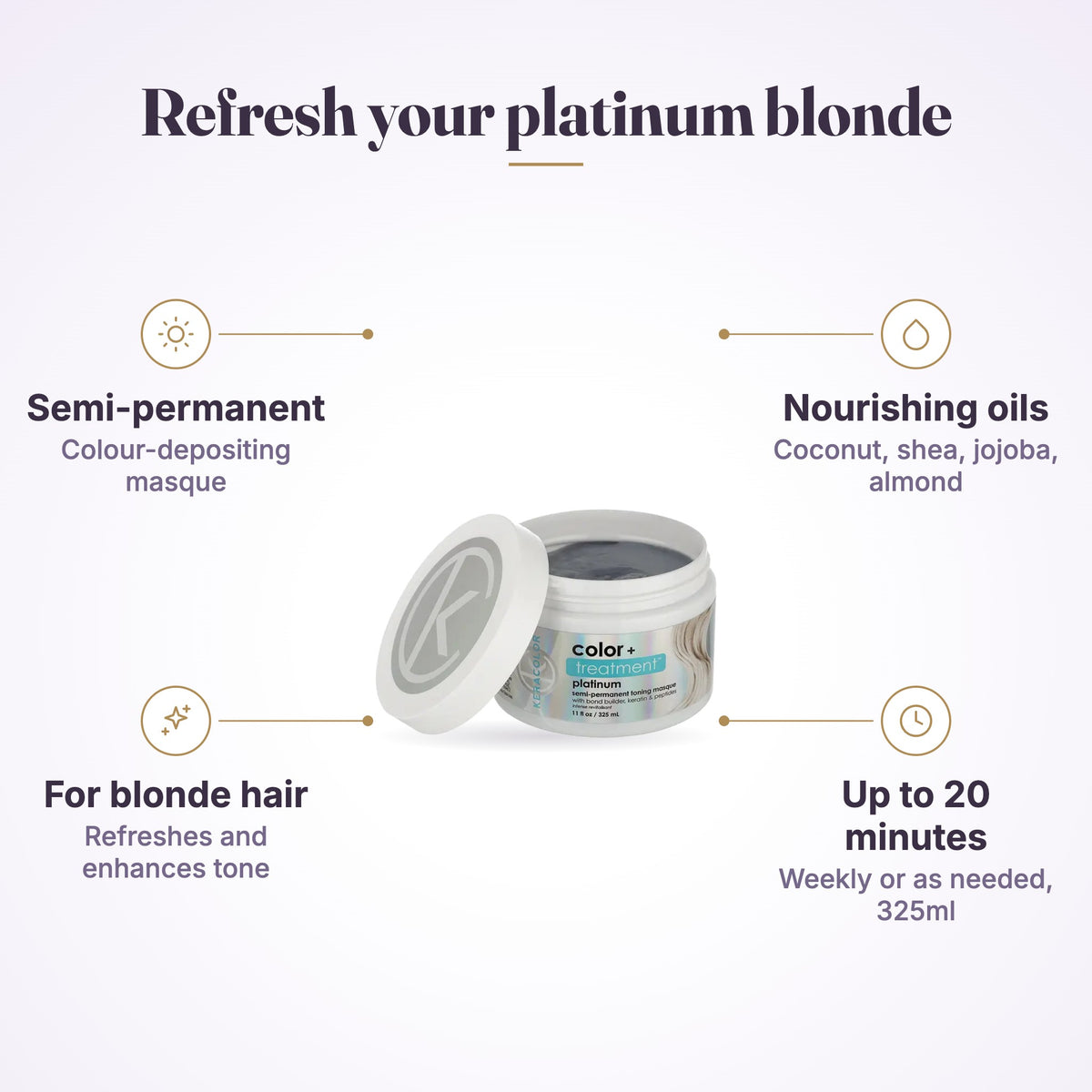Keracolor Color + Treatment Masque Platinum, product image 5