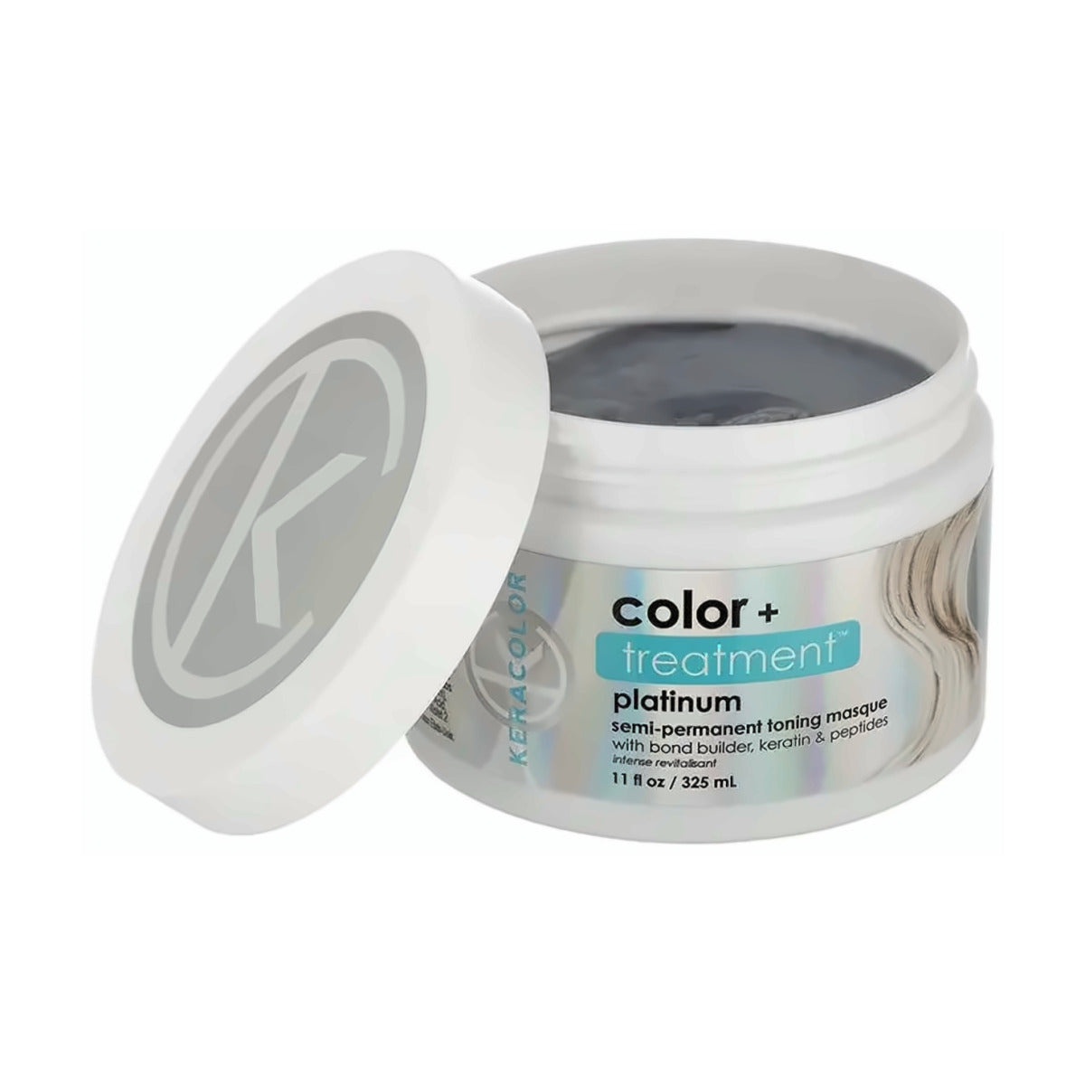 Keracolor Color + Treatment Semi-Permanent Masque Platinum 325ml