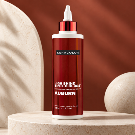 Keracolor High Shine Tinted Gloss Auburn — studio product photograph