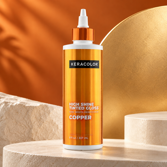 Keracolor High Shine Tinted Gloss Copper — studio product photograph