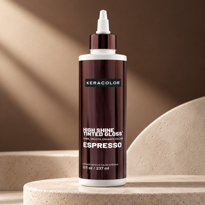 Keracolor High Shine Tinted Gloss Espresso — studio product photograph