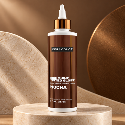 Keracolor High Shine Tinted Gloss Mocha — studio product photograph