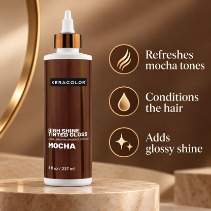 Keracolor High Shine Tinted Gloss Mocha — product benefits
