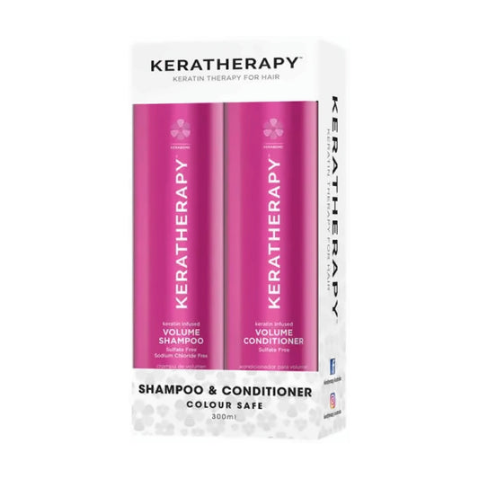 Keratherapy Duo Volume Shampoo and Conditioner 300ml - MV hair and beauty