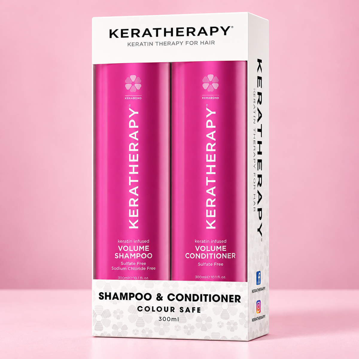 Keratherapy Volume Shampoo & Conditioner Duo 300ml — close-up product detail