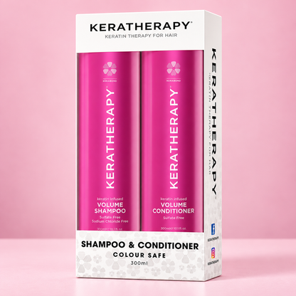 Keratherapy Volume Shampoo & Conditioner Duo 300ml — close-up product detail