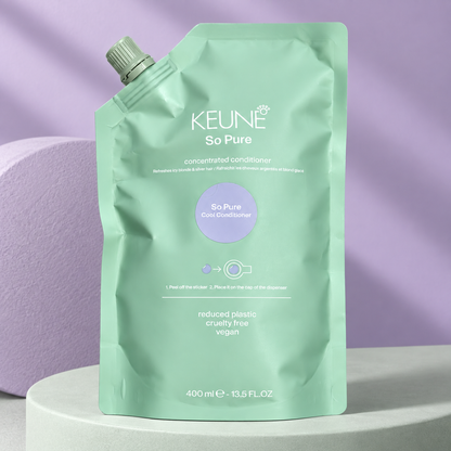 Keune So Pure Cool Conditioner 400ml — studio product photograph