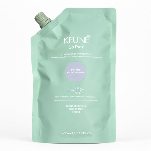 Keune So Pure Cool Conditioner 400ml refill pouch