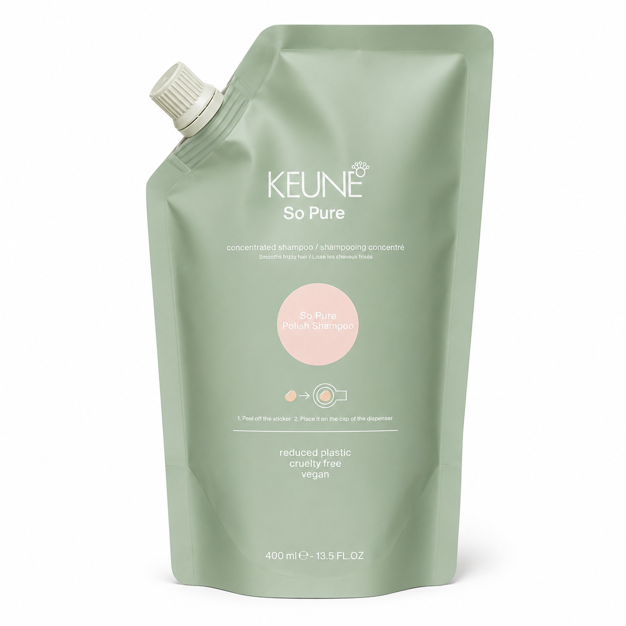 Keune So Pure Polish Shampoo Refill 400ml