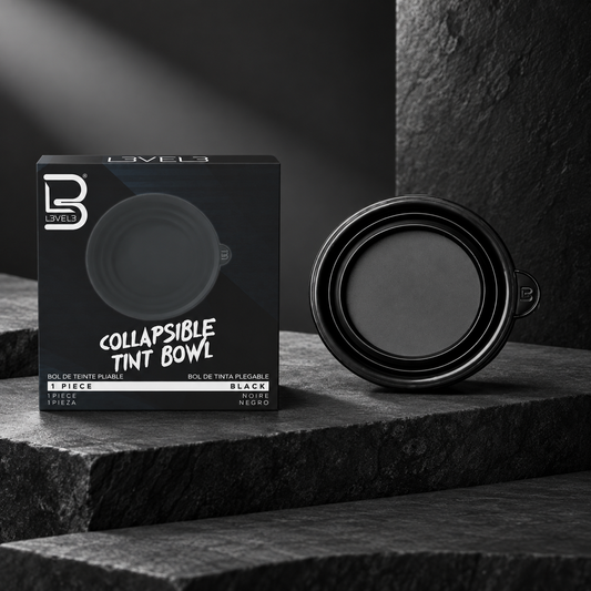L3VEL3 Collapsible Tint Mixing Bowl – Black — studio product photograph