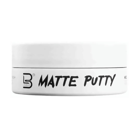 L3VEL3 Matte Putty 150ml jar, medium hold hair styling putty with matte finish