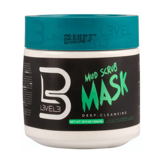 L3VEL3 Mud Scrub Mask 500ml