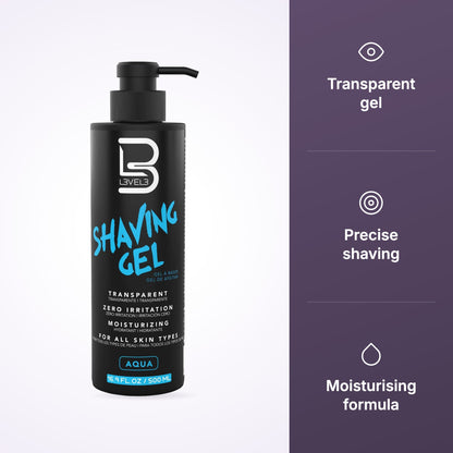 L3VEL3 Shaving Gel AQUA 500ml