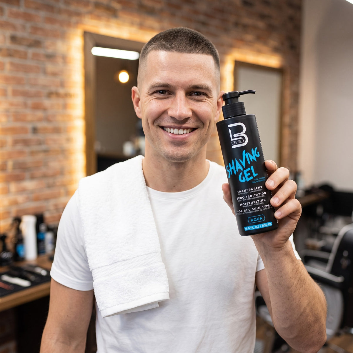 L3VEL3 Shaving Gel AQUA 500ml