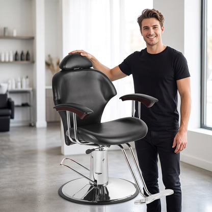 Liz Black Salon Styling Chair Y501, view 5