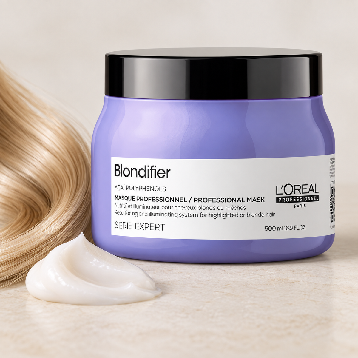 L'Oreal Serie Expert Blondifier Mask 500ml — close-up product detail