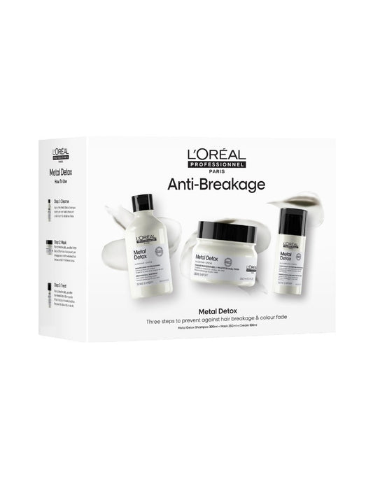L'Oreal Metal Detox Trio Pack - Shampoo, Mask and Cream
