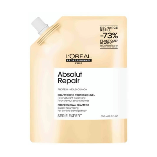 L'Oreal Professionnel Serie Expert Absolut Repair Shampoo Refill Pouch 500ml - MV hair and beauty