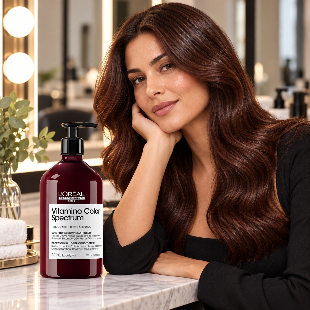 L’Oréal Vitamino Color Spectrum Conditioner 750ml — model or salon-use example