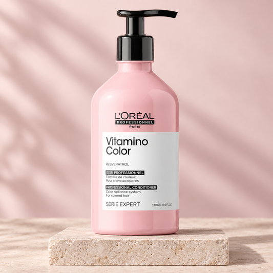 L'OREAL - Serie Expert - Vitamino Color Conditioner 500ml — studio product photograph