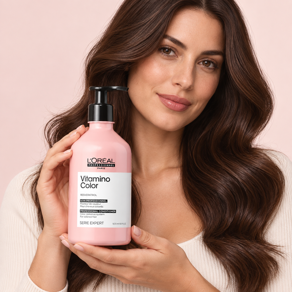 L'OREAL - Serie Expert - Vitamino Color Conditioner 500ml — illustrative model or use photograph