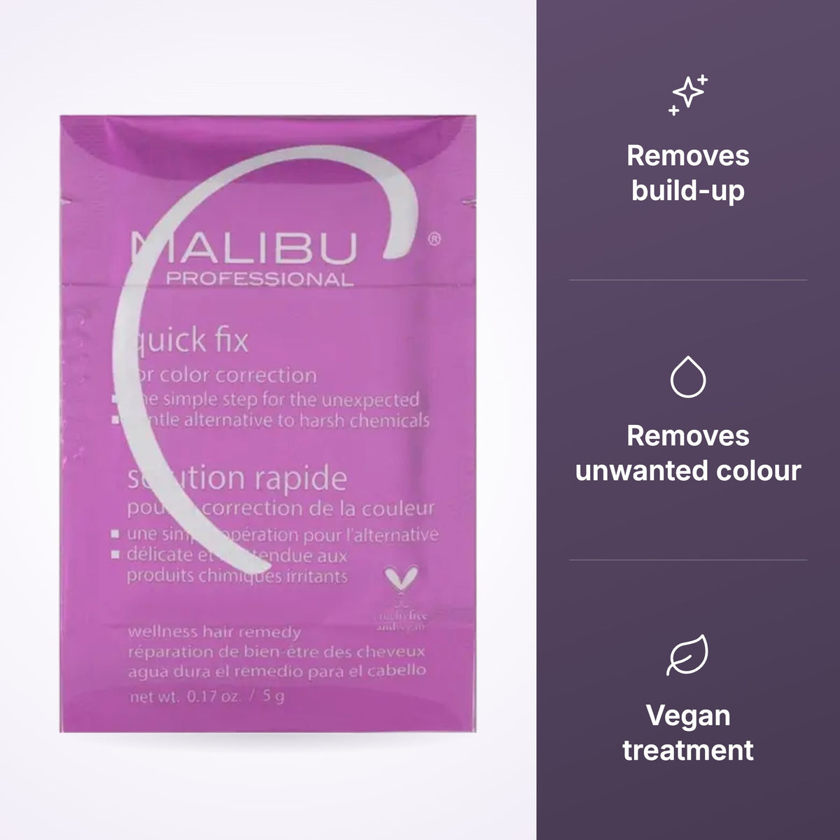 Malibu C Quick Fix Wellness Remedy 5g Sachet benefit 1