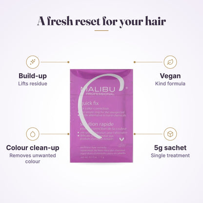 Malibu C Quick Fix Wellness Remedy 5g Sachet benefit 3