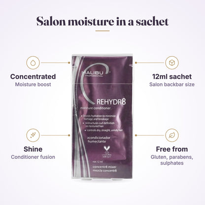 Malibu C Rehydr8 Fusion Conditioner Sachet 12ml, view 5