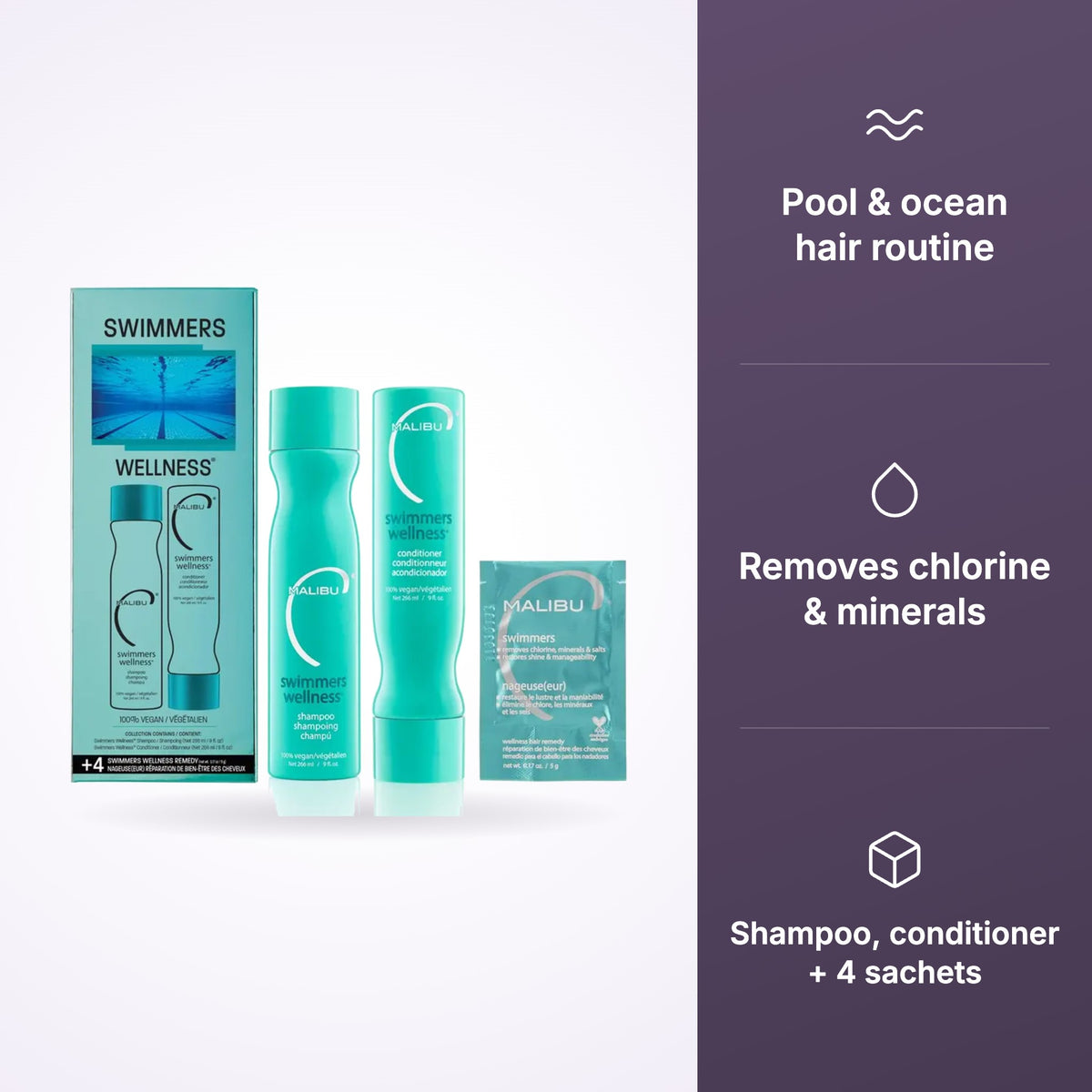 Malibu C Swimmers Wellness Hair Collection