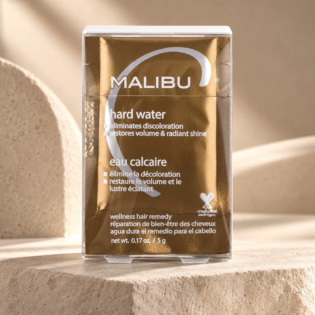 Malibu C Hard Water Hair Treatment 12pc — studio product photograph