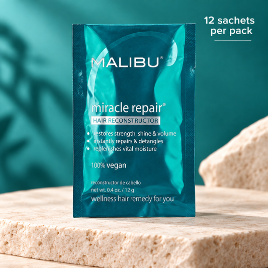 Malibu C Miracle Repair Reconstructor 12pcs — studio product photograph