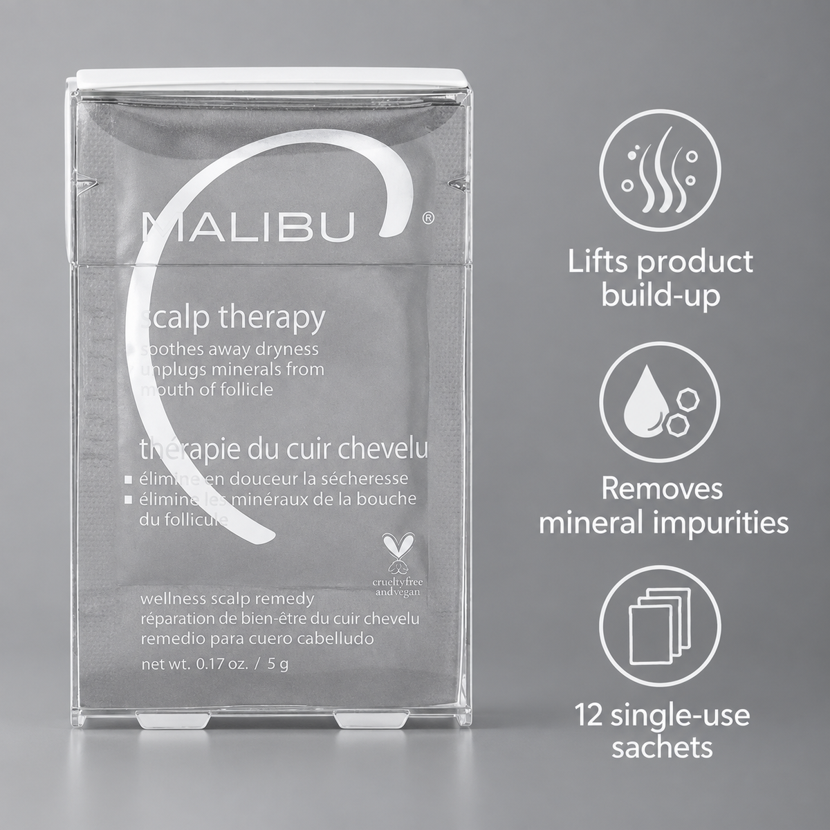 Malibu C Scalp Therapy Hair Treatment 12pc — product benefits