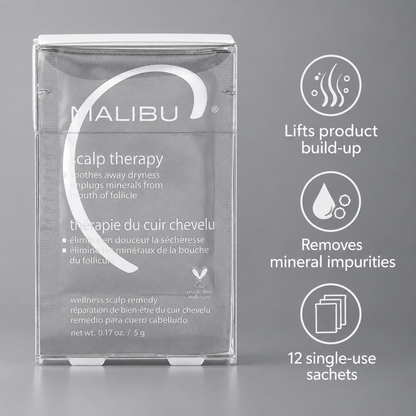 Malibu C Scalp Therapy Hair Treatment 12pc — product benefits