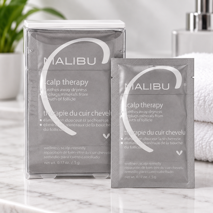 Malibu C Scalp Therapy Hair Treatment 12pc — close-up product detail