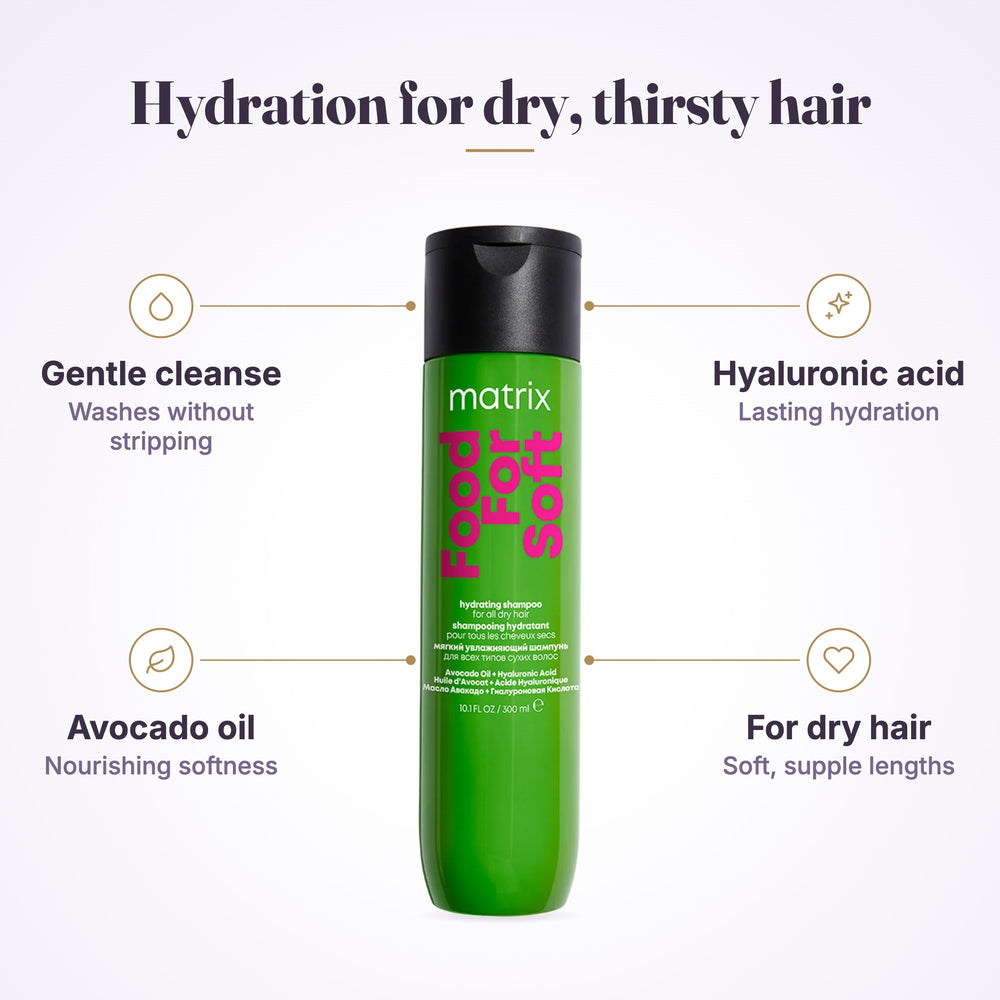 Matrix Food For Soft Hydrating Shampoo 300ml, view 3
