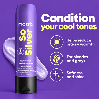 Matrix Total Results So Silver Conditioner 300ml — features and benefits