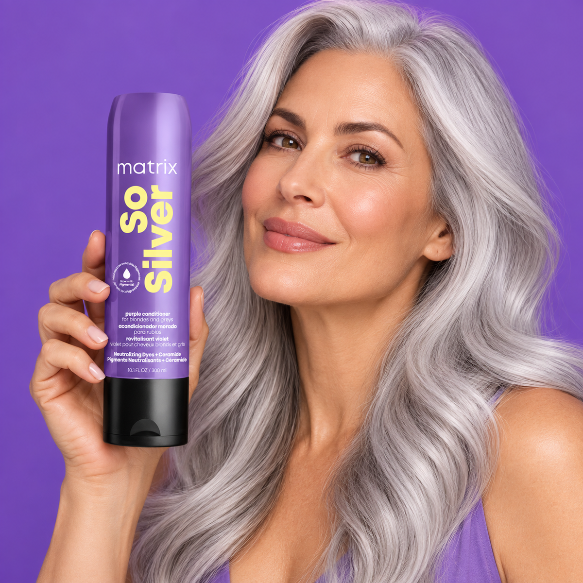 Matrix Total Results So Silver Conditioner 300ml — illustrative model or use photograph
