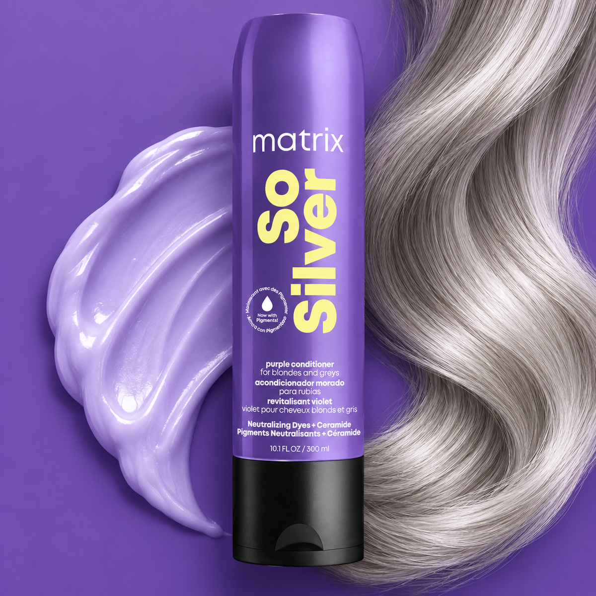 Matrix Total Results So Silver Conditioner 300ml — detail and texture photograph