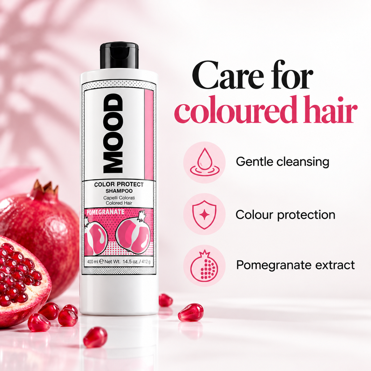 MOOD Color Protect Shampoo 400ml — key product benefits
